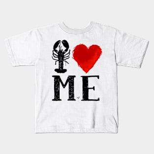 I Heart Maine (remix) by Tai's Tees Kids T-Shirt